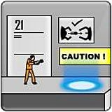 Portal WEB button WhiteOutlineboxart 160w