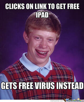 Get a free virus with every click!